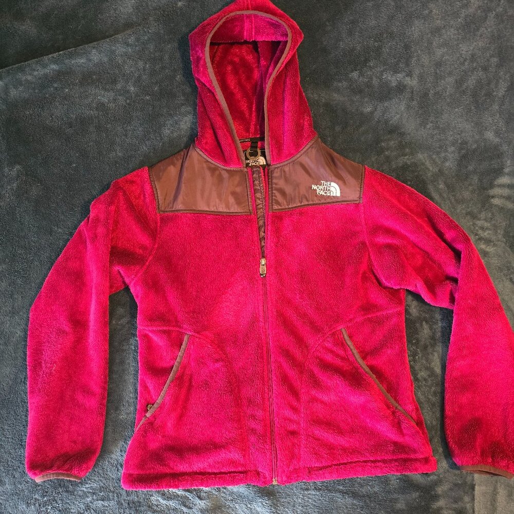 The North Face Zip-Up Fleece Hoodie Purple/Pink Women’s Size Medium